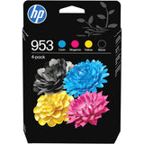 HP 953 4-pack Black/Cyan/Magenta/Yellow Original Ink Cartridges - 6ZC69AE