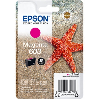 Epson Original T03U34 Magenta 603 Ink Cartridge