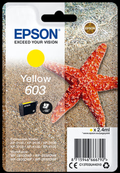 Epson Original T03U44 Yellow 603 Ink Cartridge | Cartridge King 