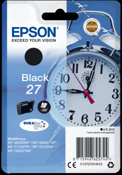 Epson Original T27 Black Durabrite Ultra Ink | Cartridge King 