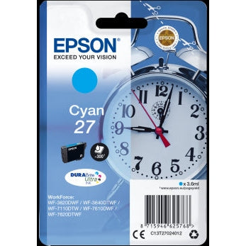 Epson Original T27 Cyan Durabrite Ultra Ink