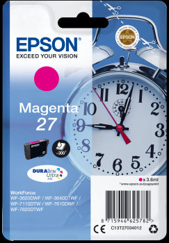 Epson Original T27 Magenta Durabrite Ultra Ink | Cartridge King 