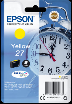 Epson Original T27 Yellow Durabrite Ultra Ink | Cartridge King 
