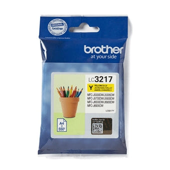 Brother Original LC3217 Yellow Ink Cartridge Brother