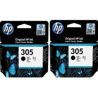 HP 305 2-pack Black Original Ink Cartridges -6ZD18AE