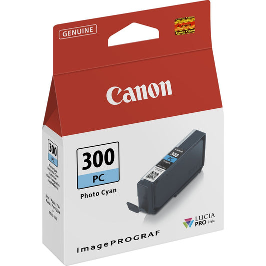 Canon PFI-300PC Photo Cyan Printer Ink Cartridge - 4197C001