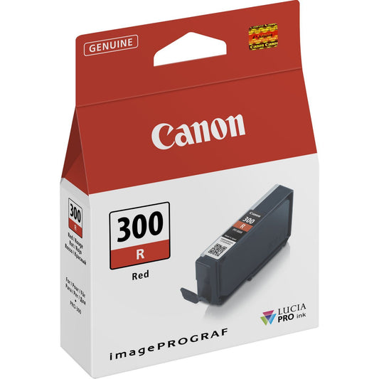 Canon PFI-300R Red Printer Ink Cartridge - 4199C001