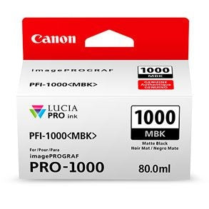 Canon PFI-1000MBK Matte Black Printer Ink Cartridge Canon