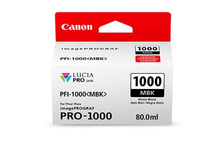 Canon PFI-1000MBK Matte Black Printer Ink Cartridge | Cartridge King 
