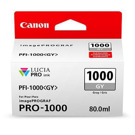 Canon PFI-1000GY Grey Printer Ink Cartridge Canon