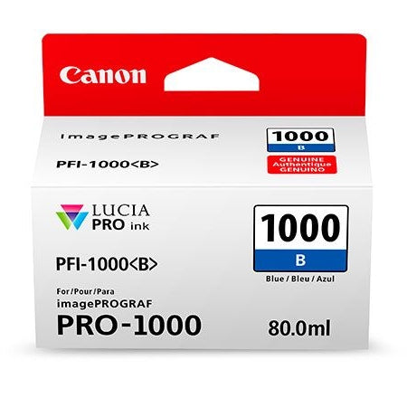 Canon PFI-1000B Blue Printer Ink Cartridge Canon