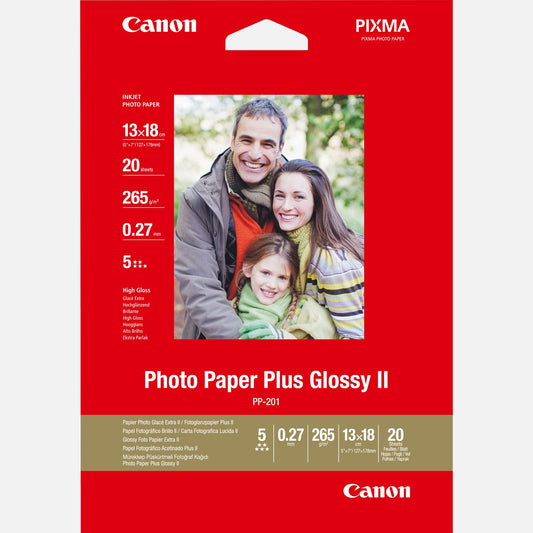 Canon PP-201 Glossy II Photo Paper Plus 5x7