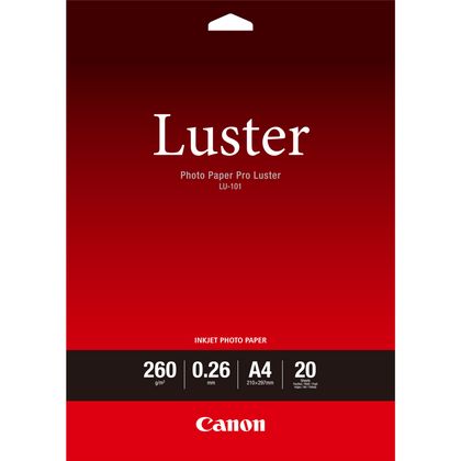 Canon LU-101 Luster Photo Paper Pro A4 - 20 Sheets Canon