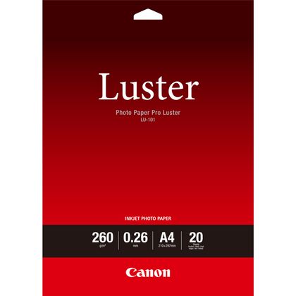 Canon LU-101 Luster Photo Paper Pro A4 - 20 Sheets | Cartridge King 