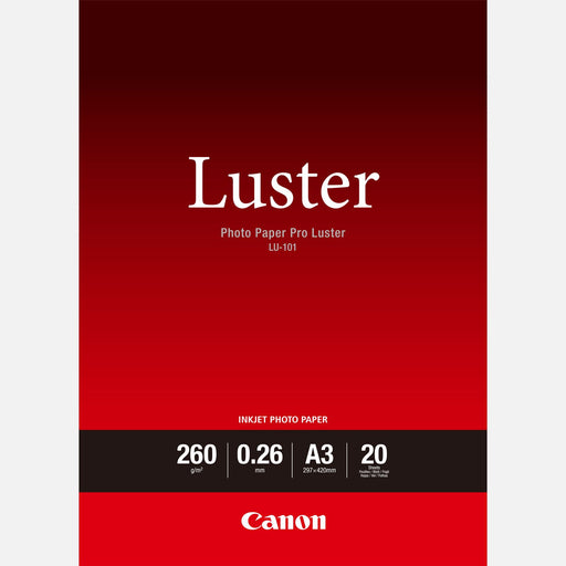 Canon LU-101 Luster Photo Paper Pro A3 - 20 Sheets | Cartridge King 