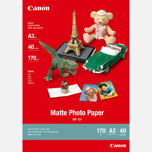Canon MP-101 Matte Photo Paper A3 - 40 Sheets | Cartridge King 