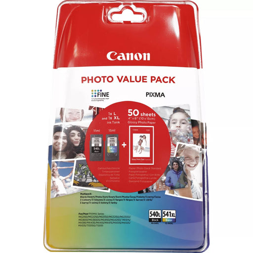 Canon PG-540L/CL-541XL High Yield Ink Cartridge + Photo Paper Value Pack | Cartridge King 
