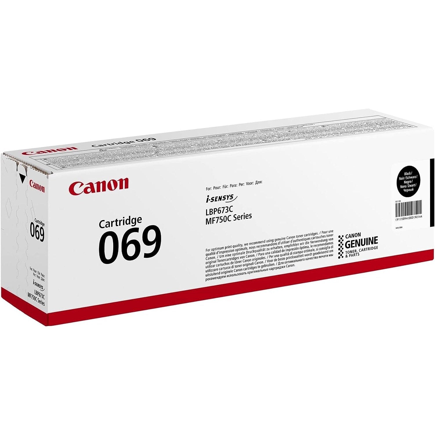 Canon Toner Cartridge 069 BK Black