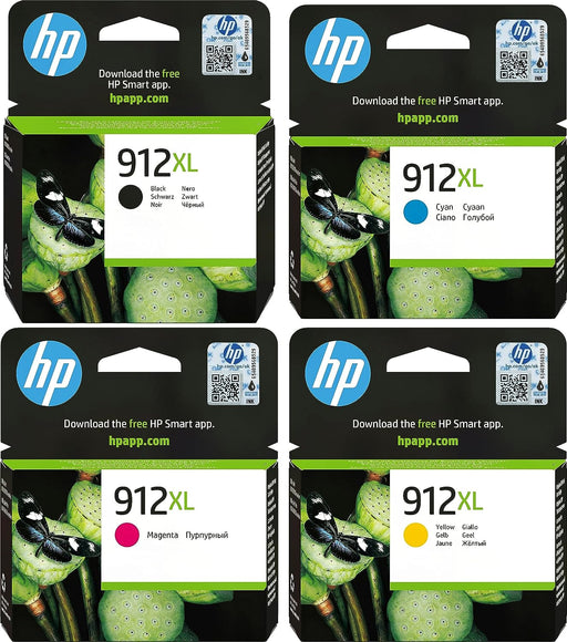 HP 3YP34AE 912XL High Yield Original Ink Cartridge, Black/Cyan/Magenta/Yellow, Multipack | Cartridge King 