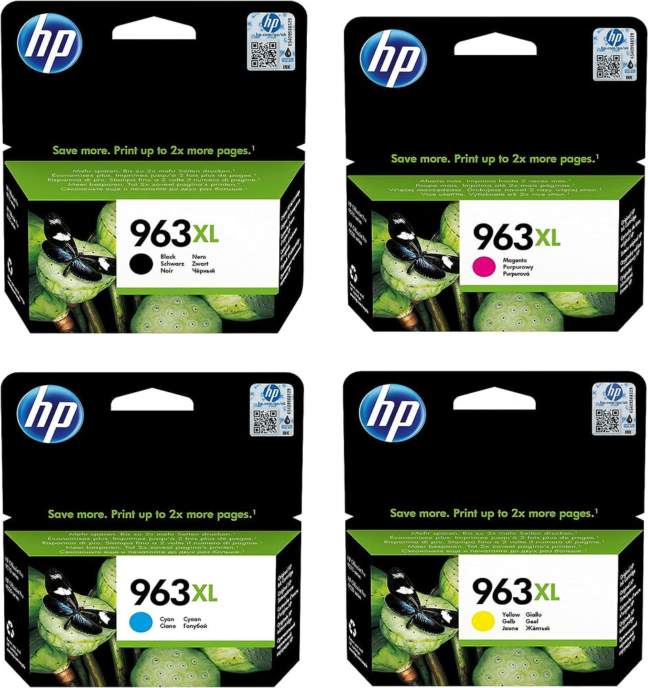 HP 3YP35AE 963XL High Yield Original Ink Cartridge, Black/Cyan/Magenta/Yellow, Multipack | Cartridge King 