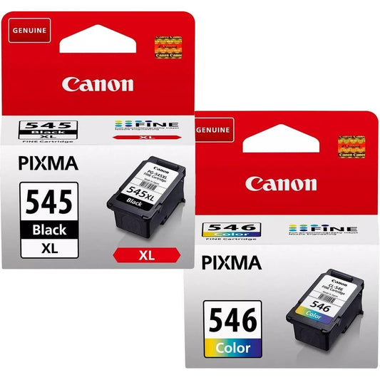 Canon PG-545XL Black and CL-546 Color Bundle