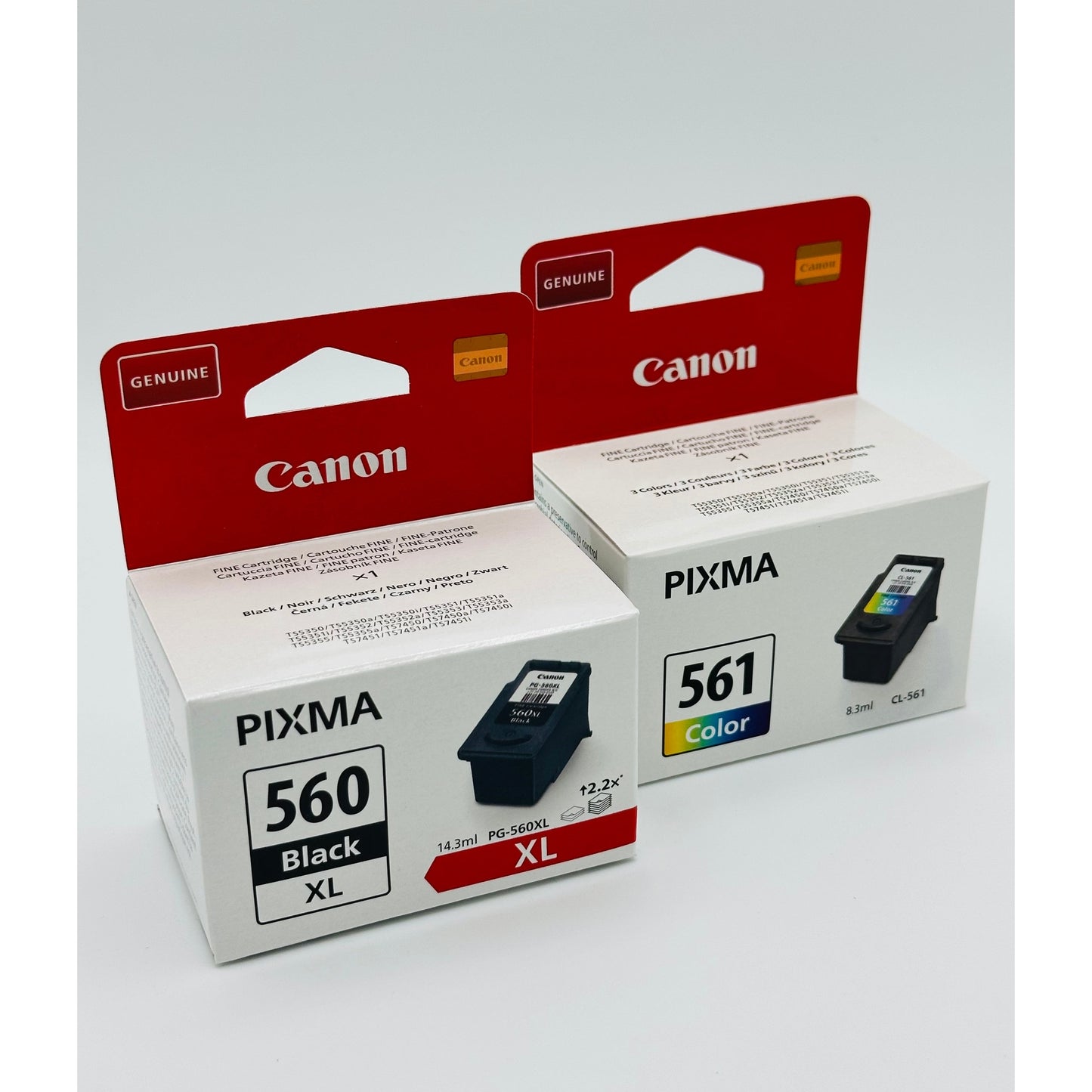 Canon PG-560XL Black and CL-561 Color