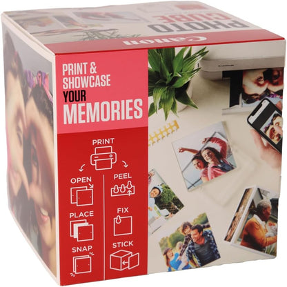 Canon Photo Cube and Frame + PP-201 5x5 - Creative Pack Pink