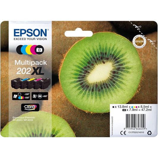 Epson 202XL Kiwi Genuine High Yield Multipack EPSON