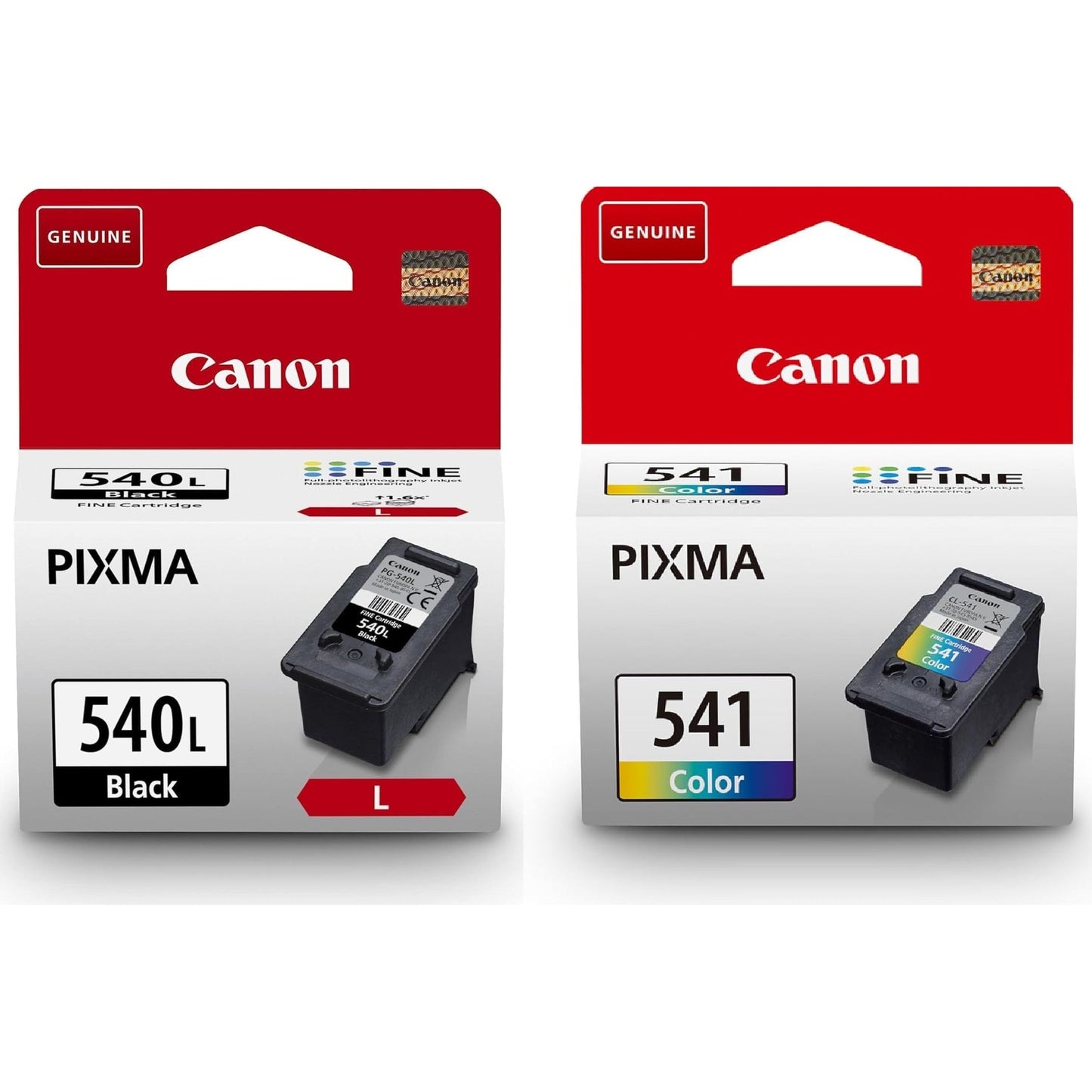 Canon PG-540L and CL-541 Black and Tri-colour ink cartridge Bundle