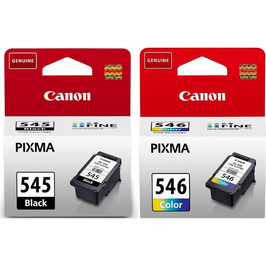 Canon PG-545 and CL-546 Original Ink Bundle