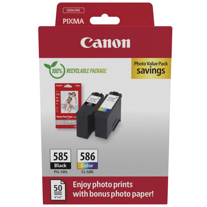 Canon PG-585/CL-586 Photo Value Pack incl 50 sheets of photo paper Canon