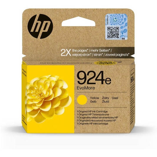 HP 924E EVOMORE YELLOW ORIGINAL INK HP