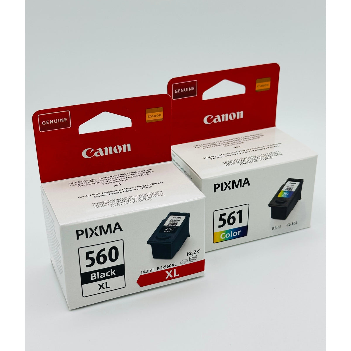 Canon PG-560XL and CL-561 Black and Colour Ink bundle