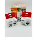 Canon PG-545 / CL-546 Ink Cartridges with Photocube Orange Bundle