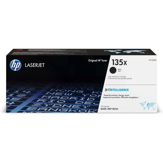 HP 135X Black Original Laserjet Toner Cartridge Page Yield 2400 - W1350X