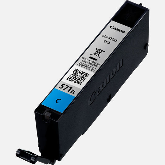 Canon CLI-571 XL Printer Ink Cartridge Cyan - Letterbox Friendly