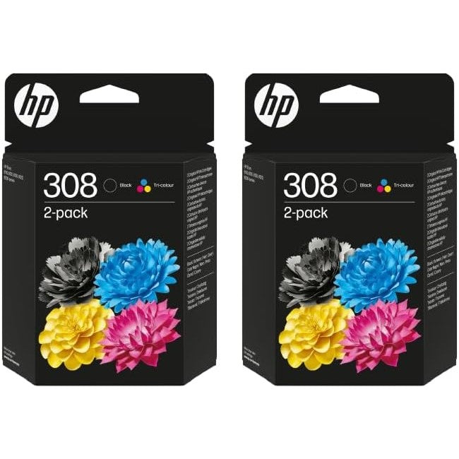 HP 308 Combo pack x 2