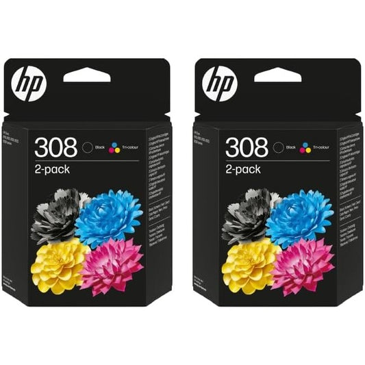 HP 308 Combo pack x 2