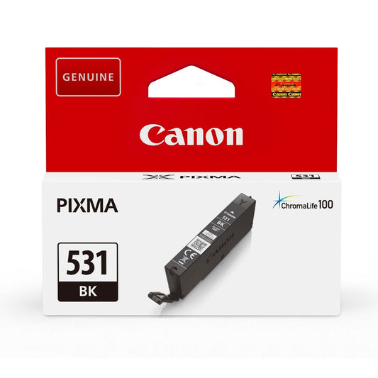 Canon CLI‑531BK Black Ink Cartridge ‑ 6118C001