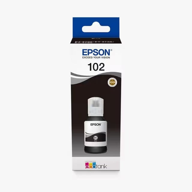 Epson 102 Black Ink Bottle - C13T03R140
