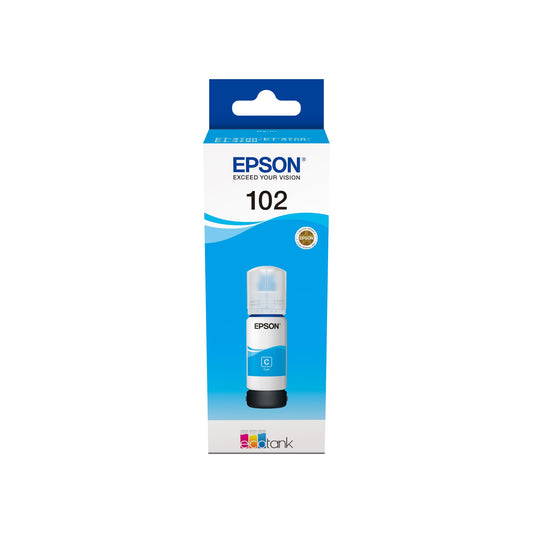 Epson 102 Cyan Ink Bottle - C13T03R240