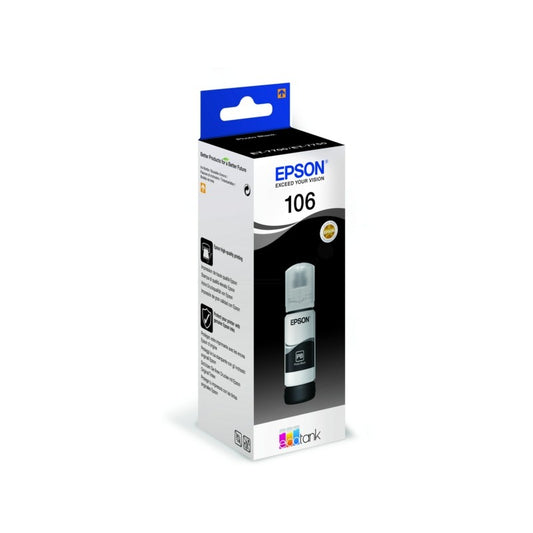 Epson 106 Black Ink Bottle - C13T00R140