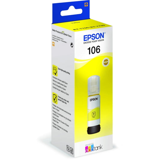 Epson 106 Yellow Ink Bottle - C13T00R440