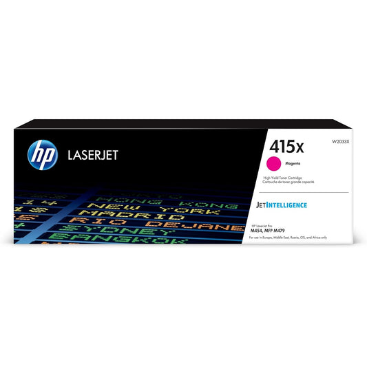 HP 415X High Yield Original Magenta Toner Cartridge