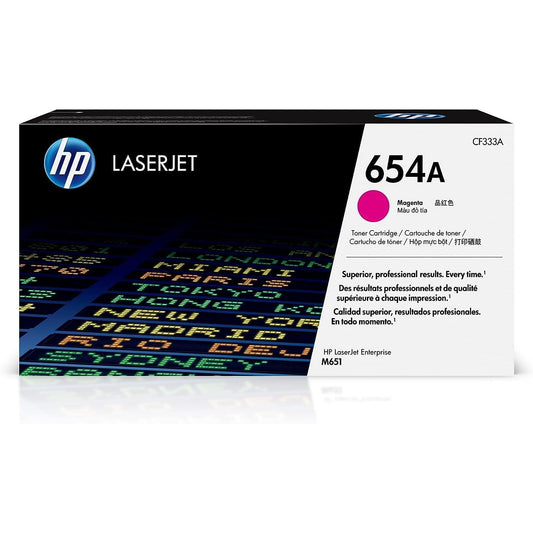 HP 654A Magenta Laserjet Toner Cartridge