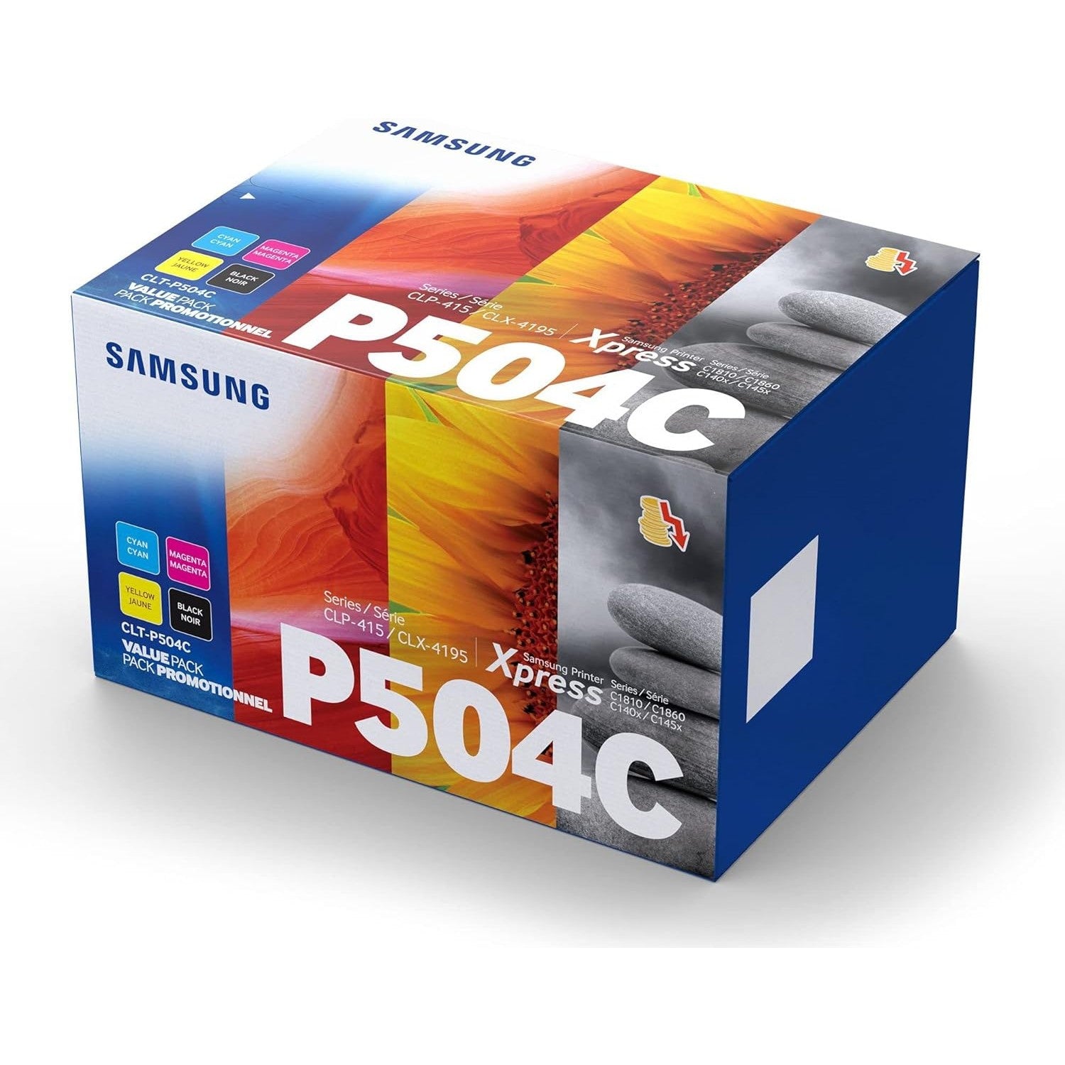 HP Samsung CLT-P504C 4-pack - black, yellow, cyan, magenta original toner cartridges