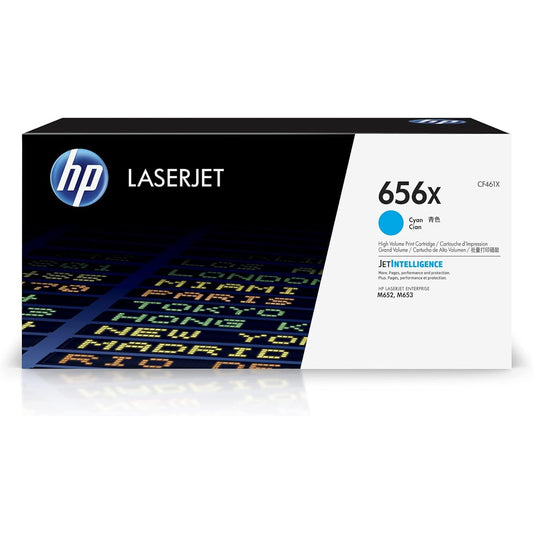 HP 656X High Yield cyan original LaserJet toner cartridge