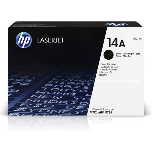 HP 14A Original LaserJet Toner Cartridge, Black, Single Pack