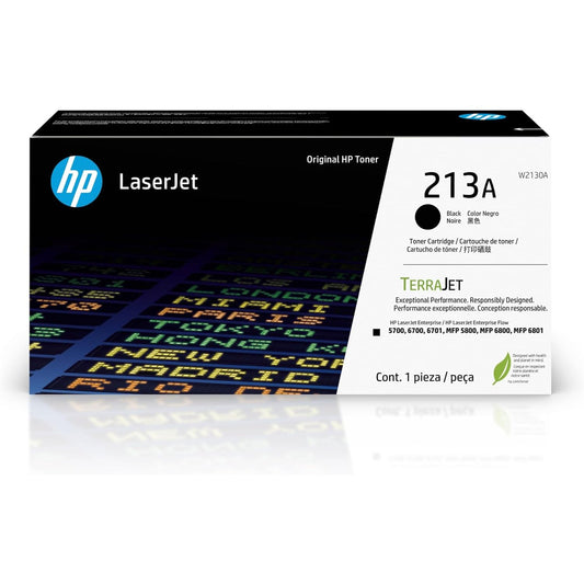 HP 213A Black Original LaserJet Toner Cartridge - W2130A