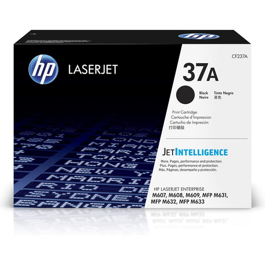 HP 37A Black original LaserJet toner cartridge CF237A